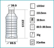 Botellas de pesticidas